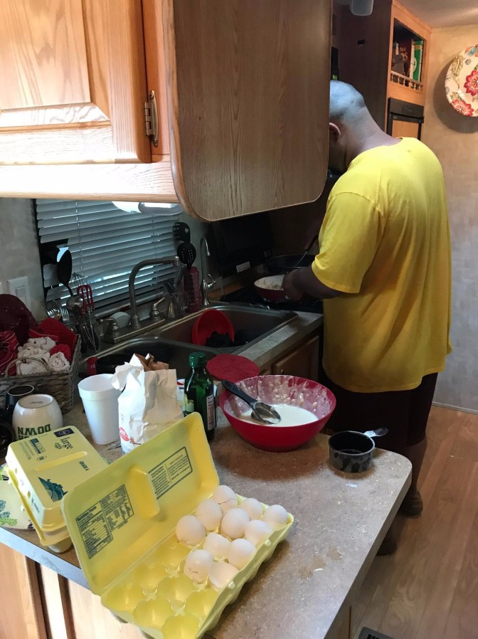 breakfast for 14 camper