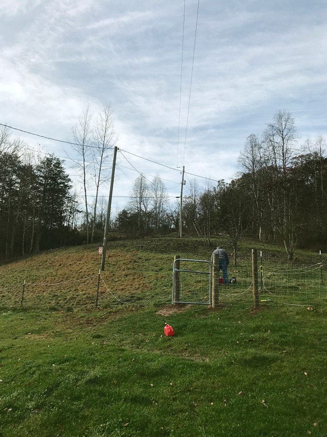 after - bottom of power line run