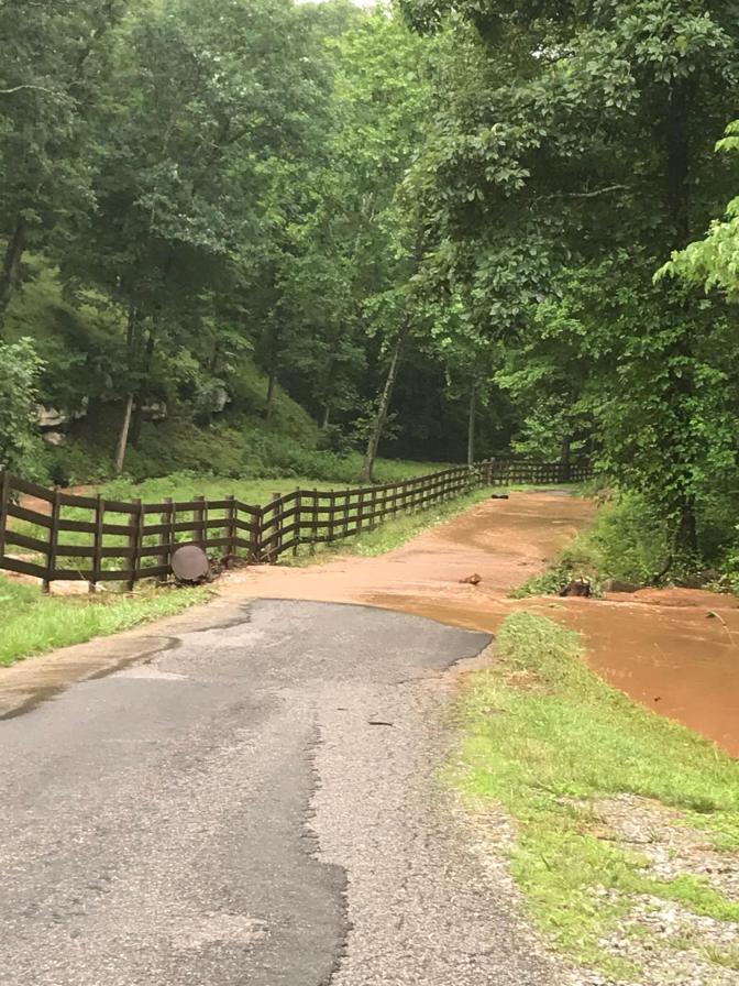 blog water over road