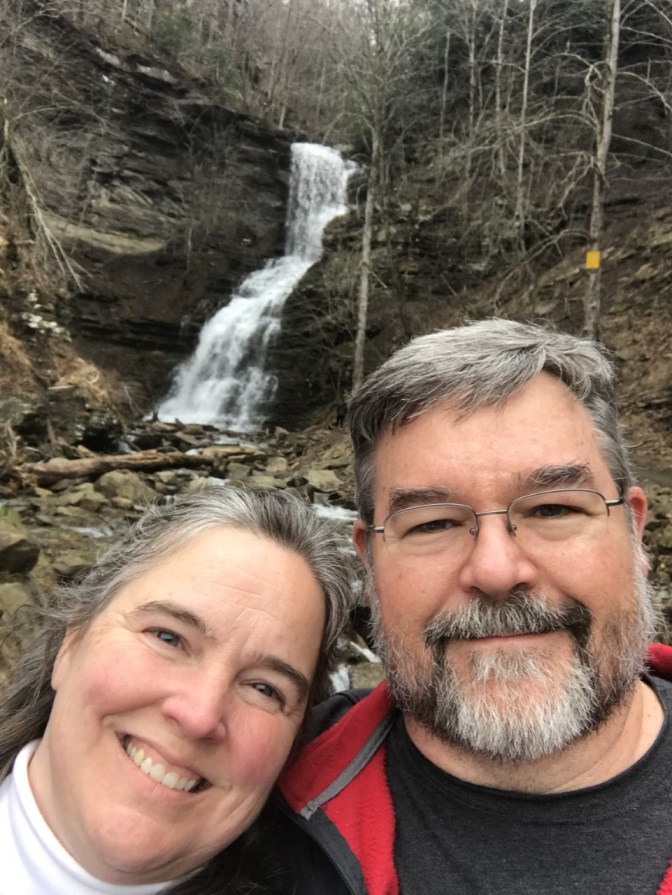 Jim and Tam Catherdral falls
